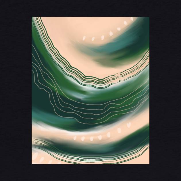 Abstract Green 2 by Gush Art Studio 1